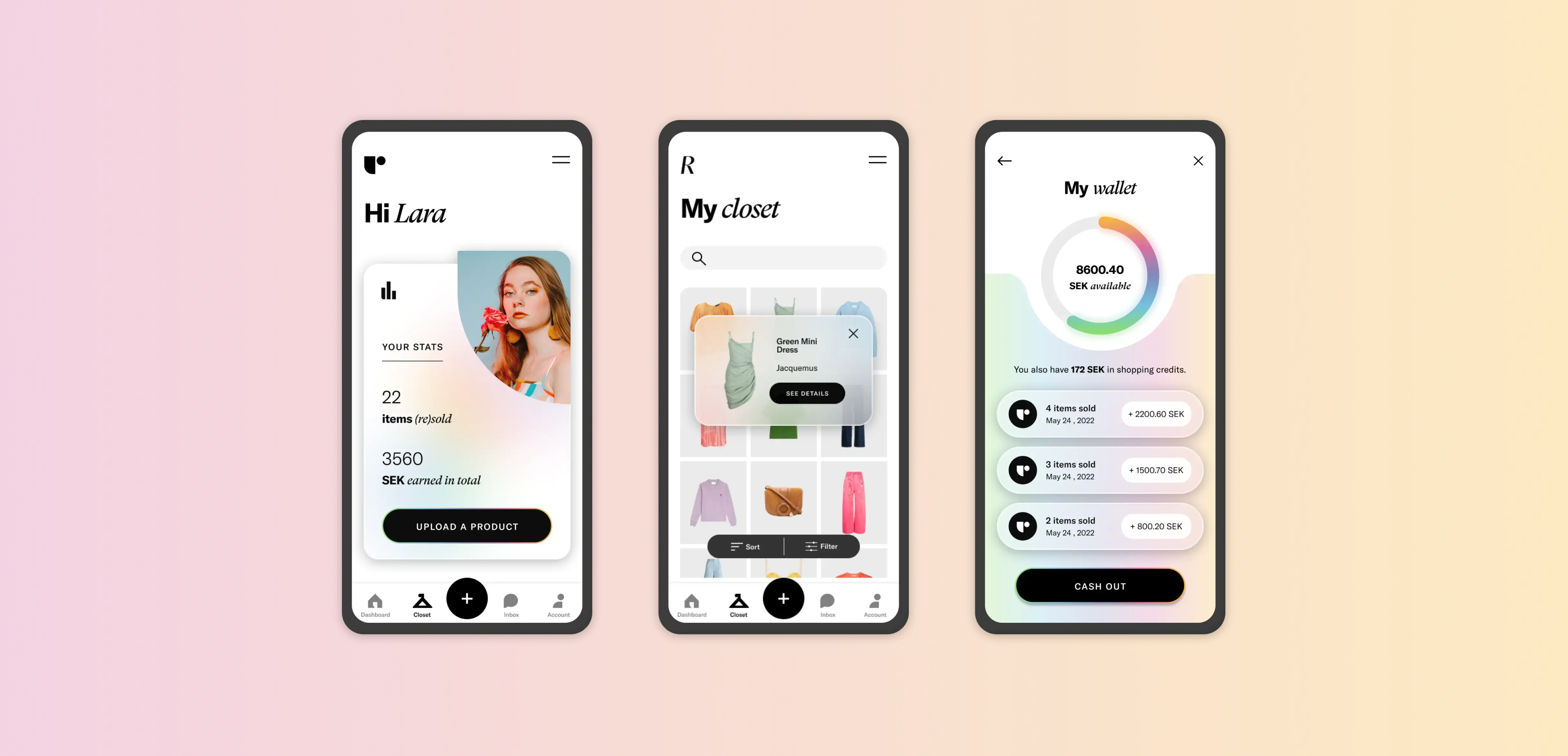 Ribbn Seller dashboard